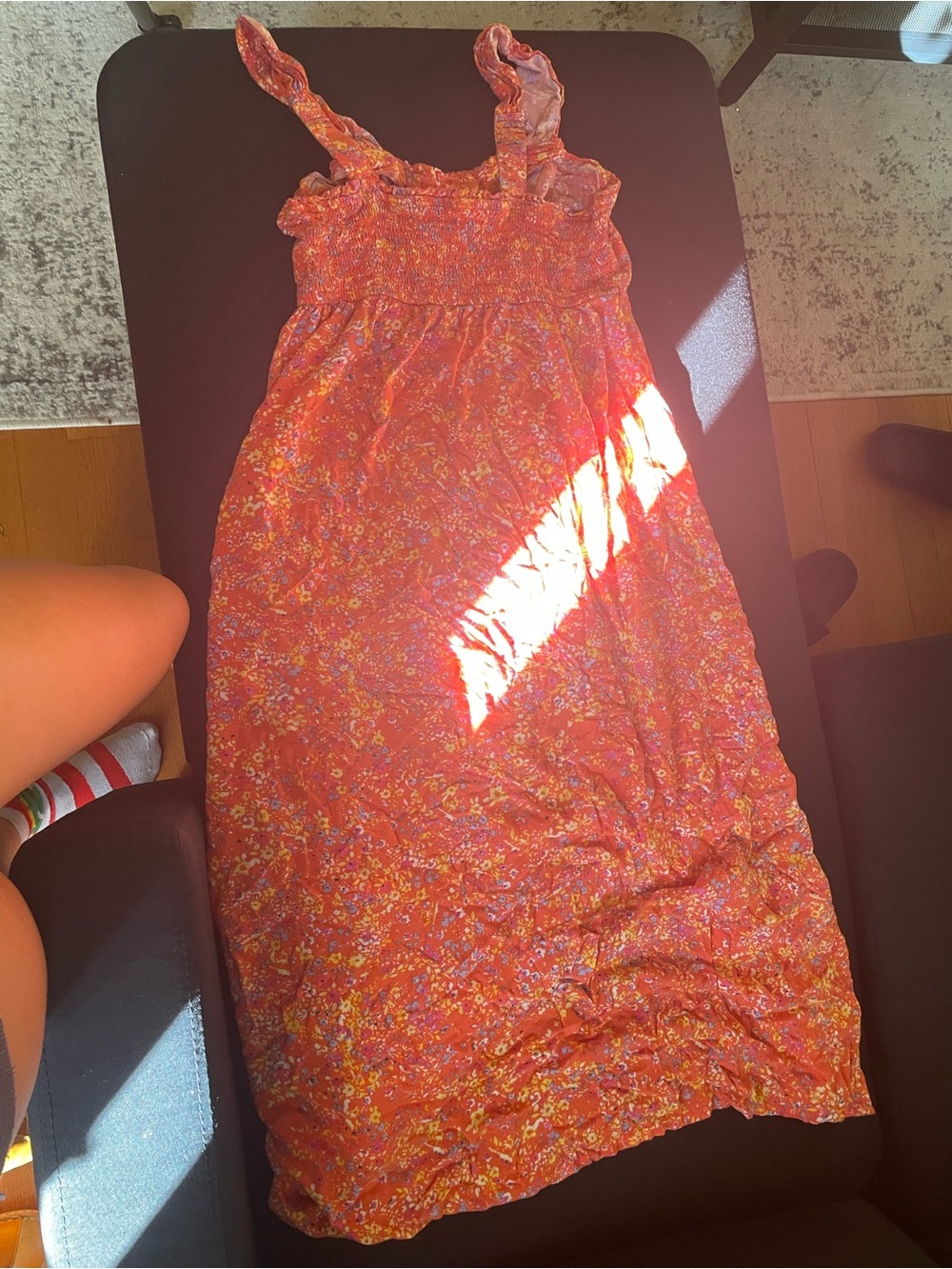 Floral Button-Front Sundress - Picture 2 of 2